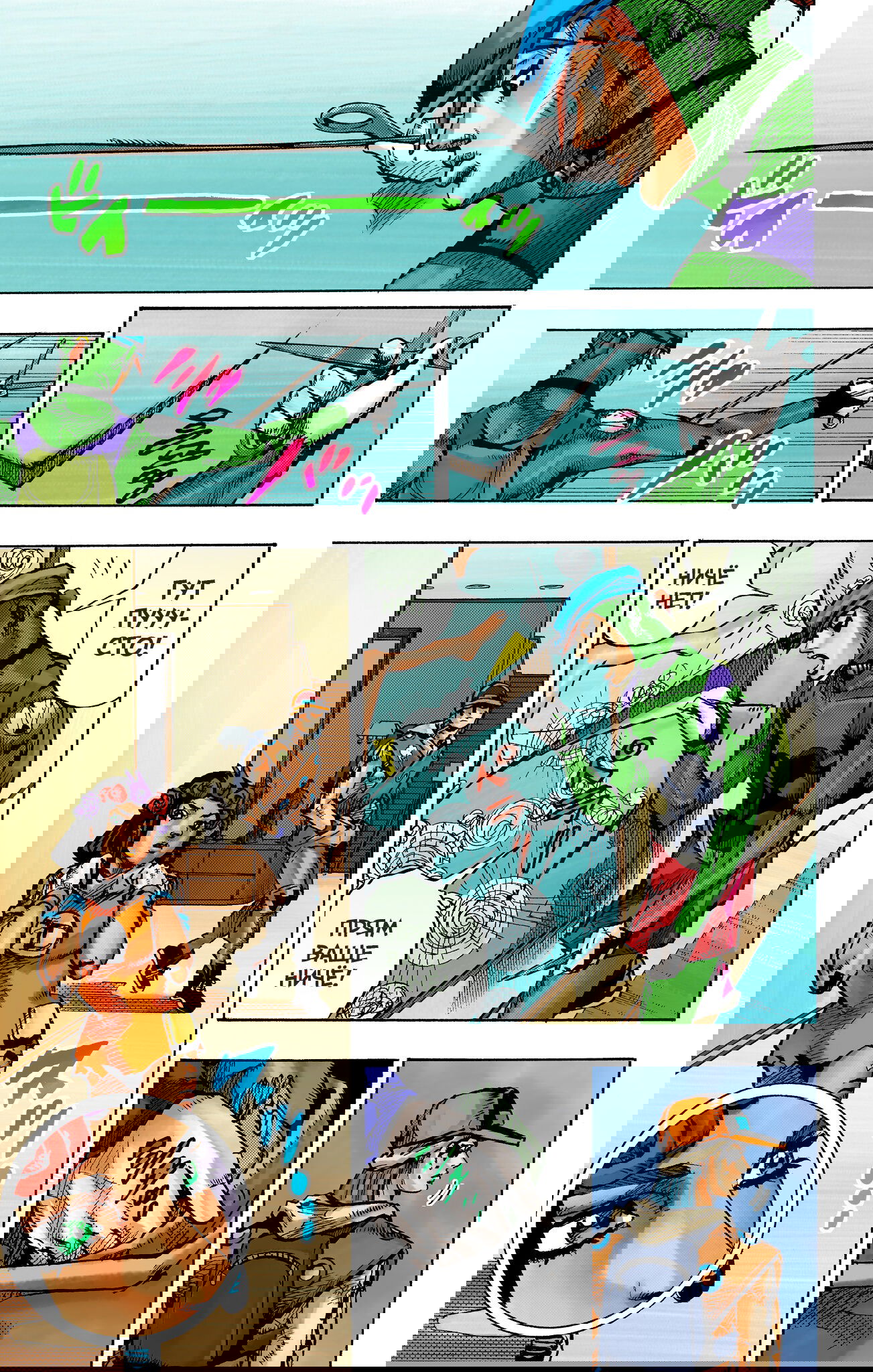 Манга Невероятные Приключения ДжоДжо Часть 9: ДжоДжоЛэндс (Цветная Версия) - Глава 3 Страница 9