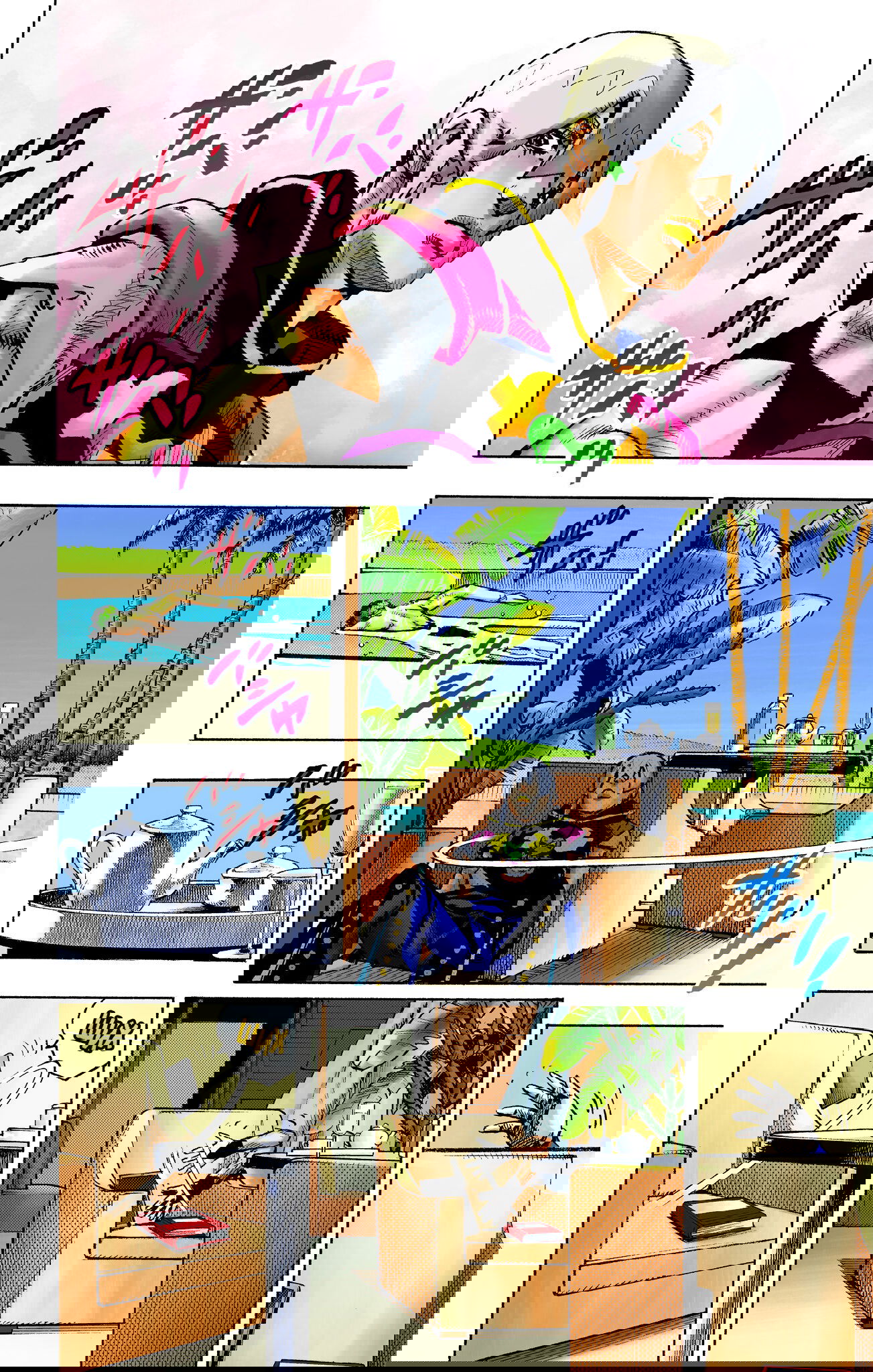 Манга Невероятные Приключения ДжоДжо Часть 9: ДжоДжоЛэндс (Цветная Версия) - Глава 3 Страница 3