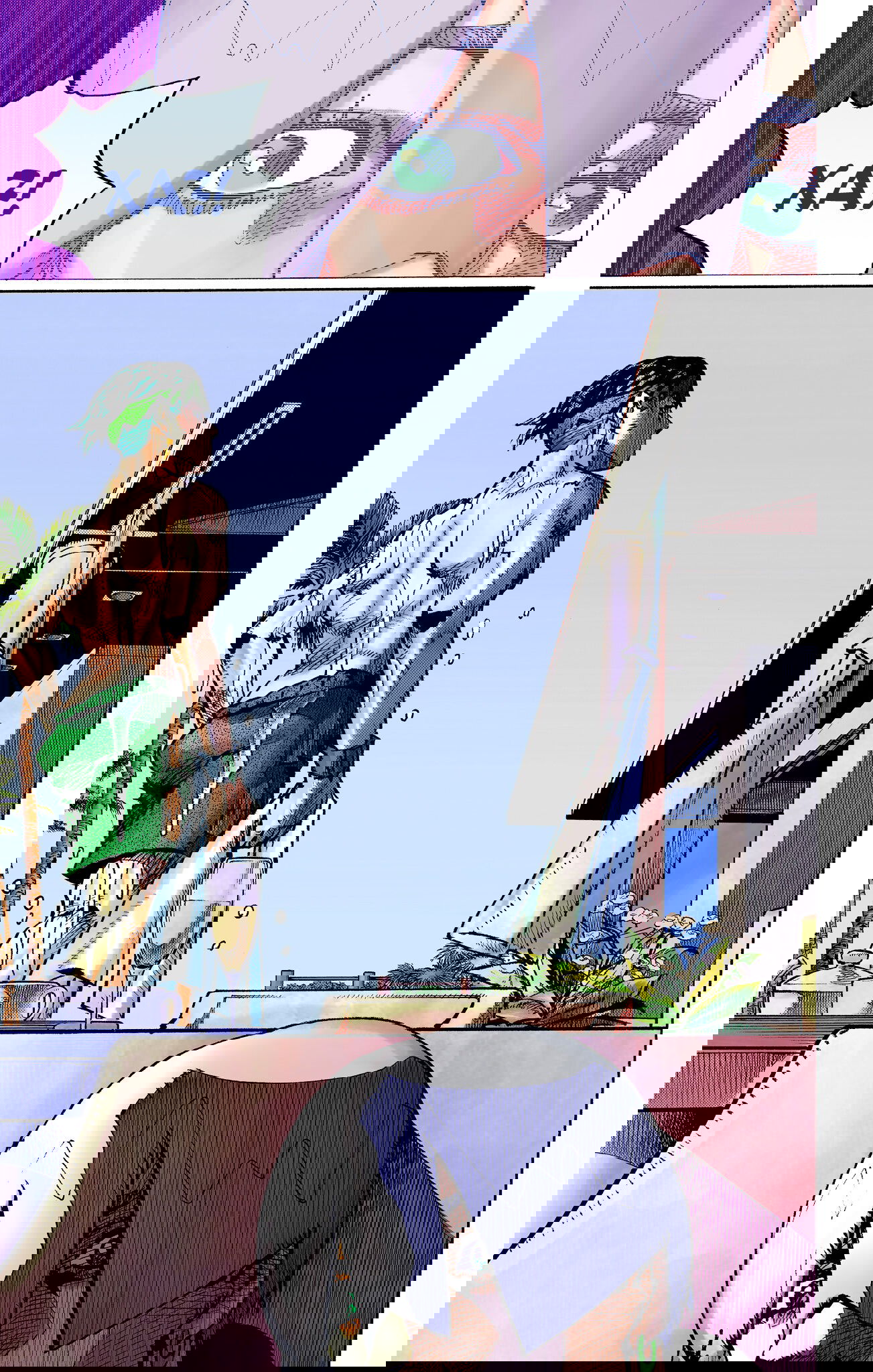 Манга Невероятные Приключения ДжоДжо Часть 9: ДжоДжоЛэндс (Цветная Версия) - Глава 3 Страница 14