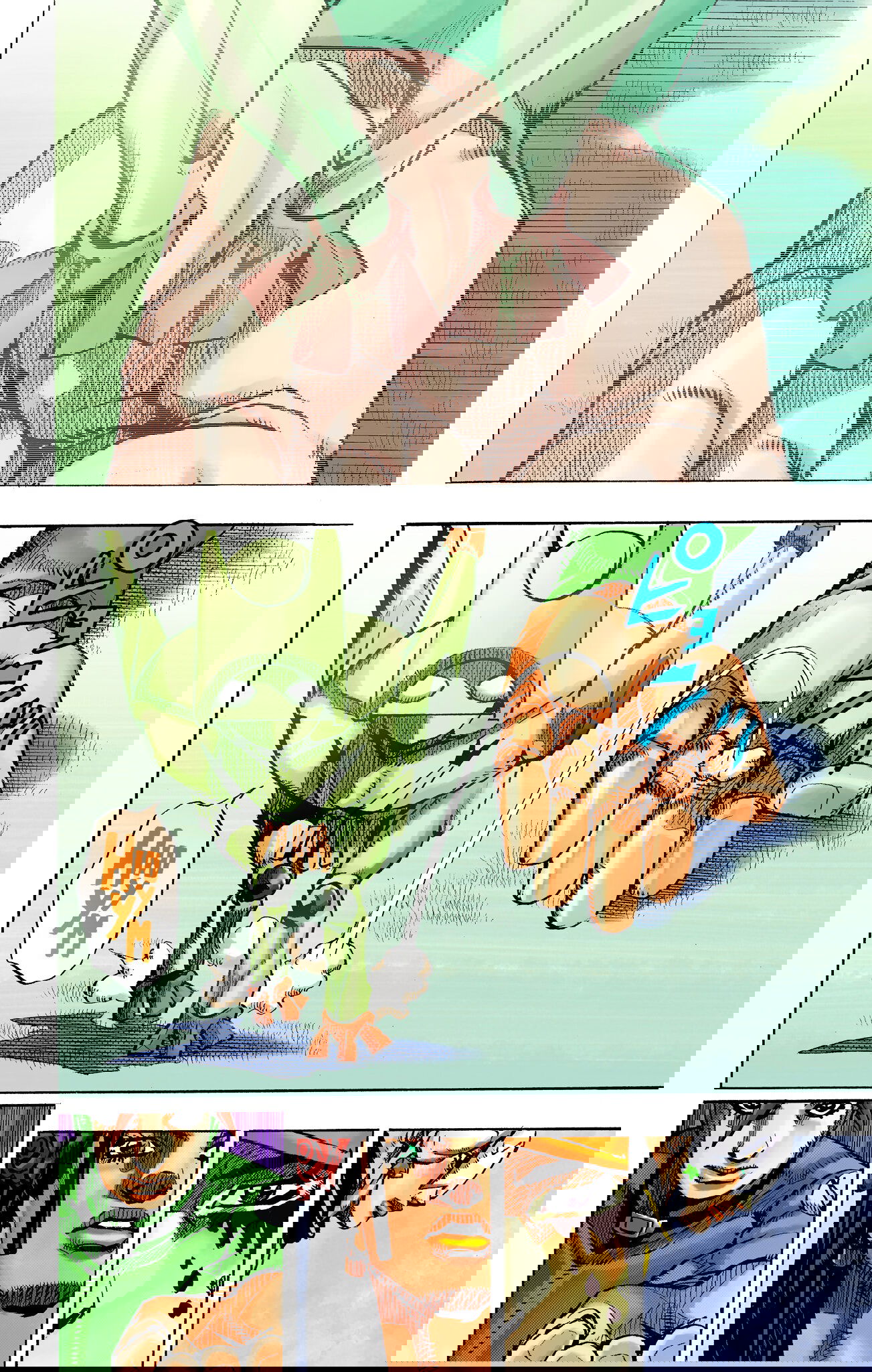 Манга Невероятные Приключения ДжоДжо Часть 9: ДжоДжоЛэндс (Цветная Версия) - Глава 2 Страница 35