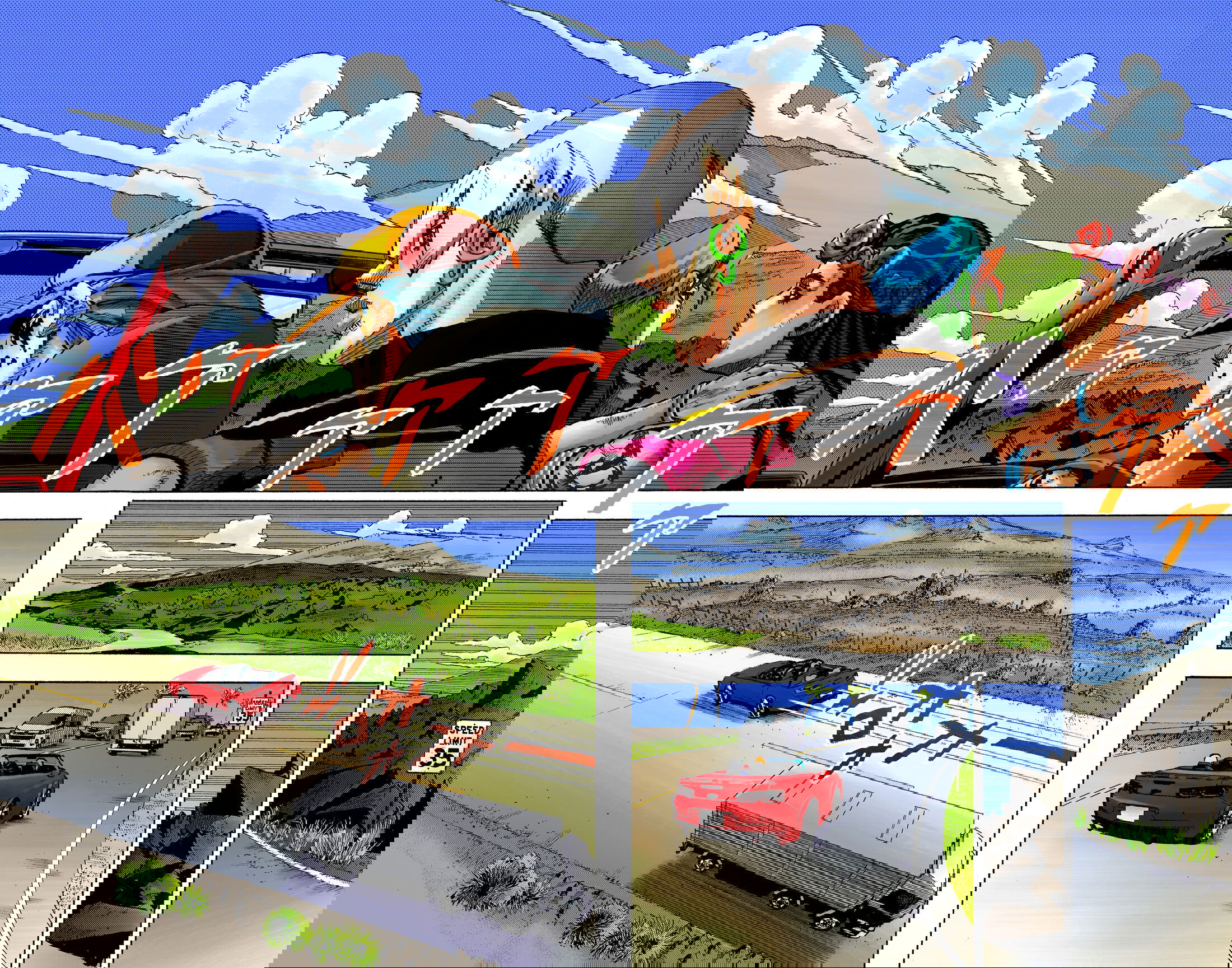 Манга Невероятные Приключения ДжоДжо Часть 9: ДжоДжоЛэндс (Цветная Версия) - Глава 2 Страница 27
