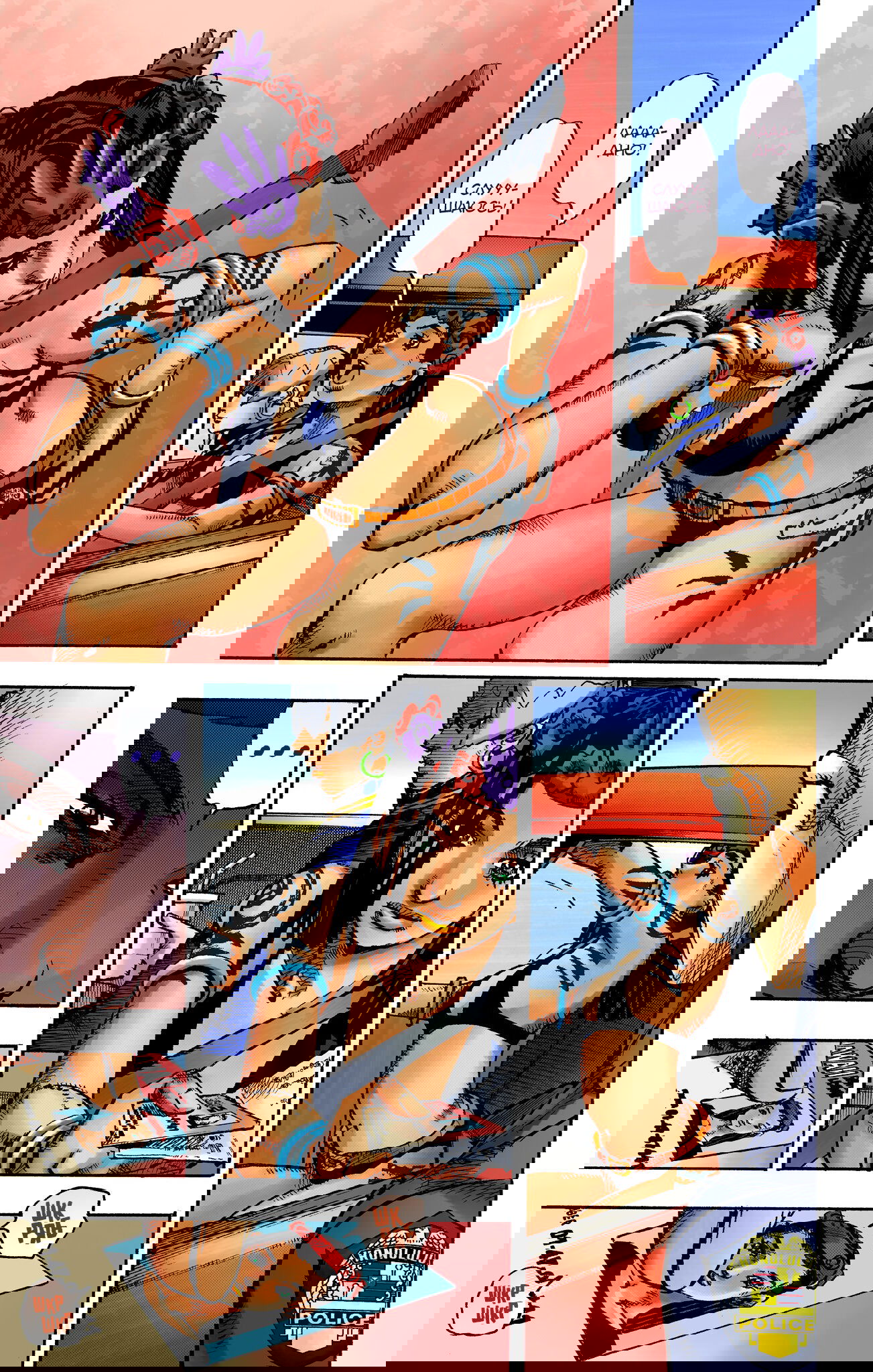 Манга Невероятные Приключения ДжоДжо Часть 9: ДжоДжоЛэндс (Цветная Версия) - Глава 1 Страница 9