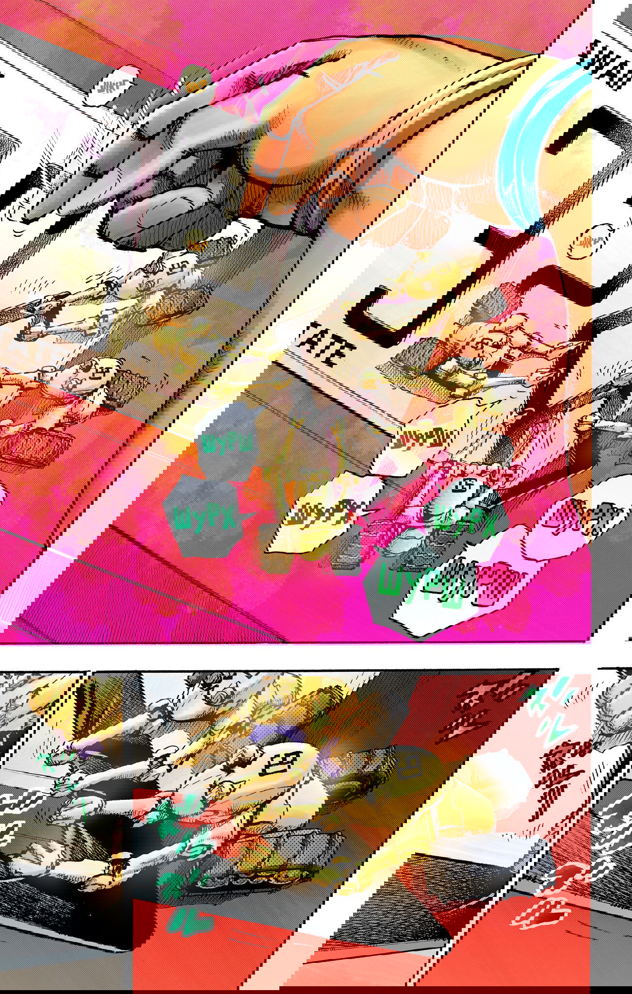 Манга Невероятные Приключения ДжоДжо Часть 9: ДжоДжоЛэндс (Цветная Версия) - Глава 1 Страница 28