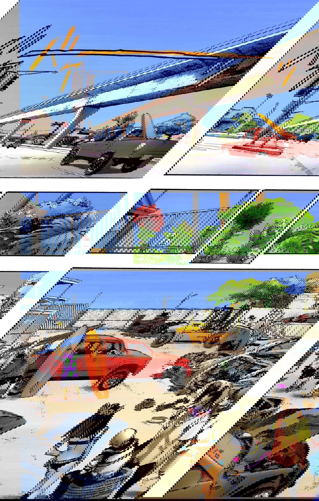 Манга Невероятные Приключения ДжоДжо Часть 9: ДжоДжоЛэндс (Цветная Версия) - Глава 1 Страница 31