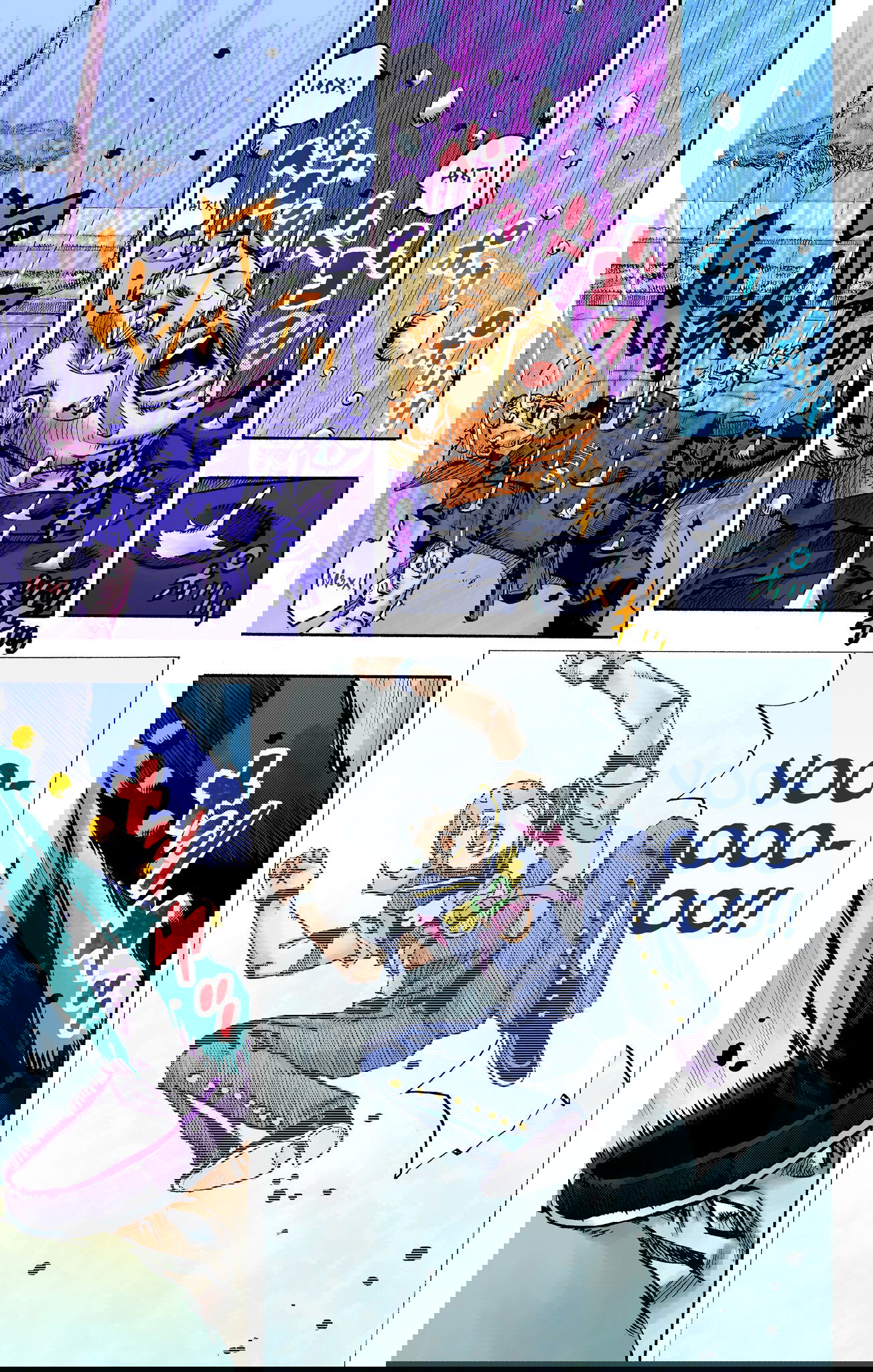 Манга Невероятные Приключения ДжоДжо Часть 9: ДжоДжоЛэндс (Цветная Версия) - Глава 1 Страница 24