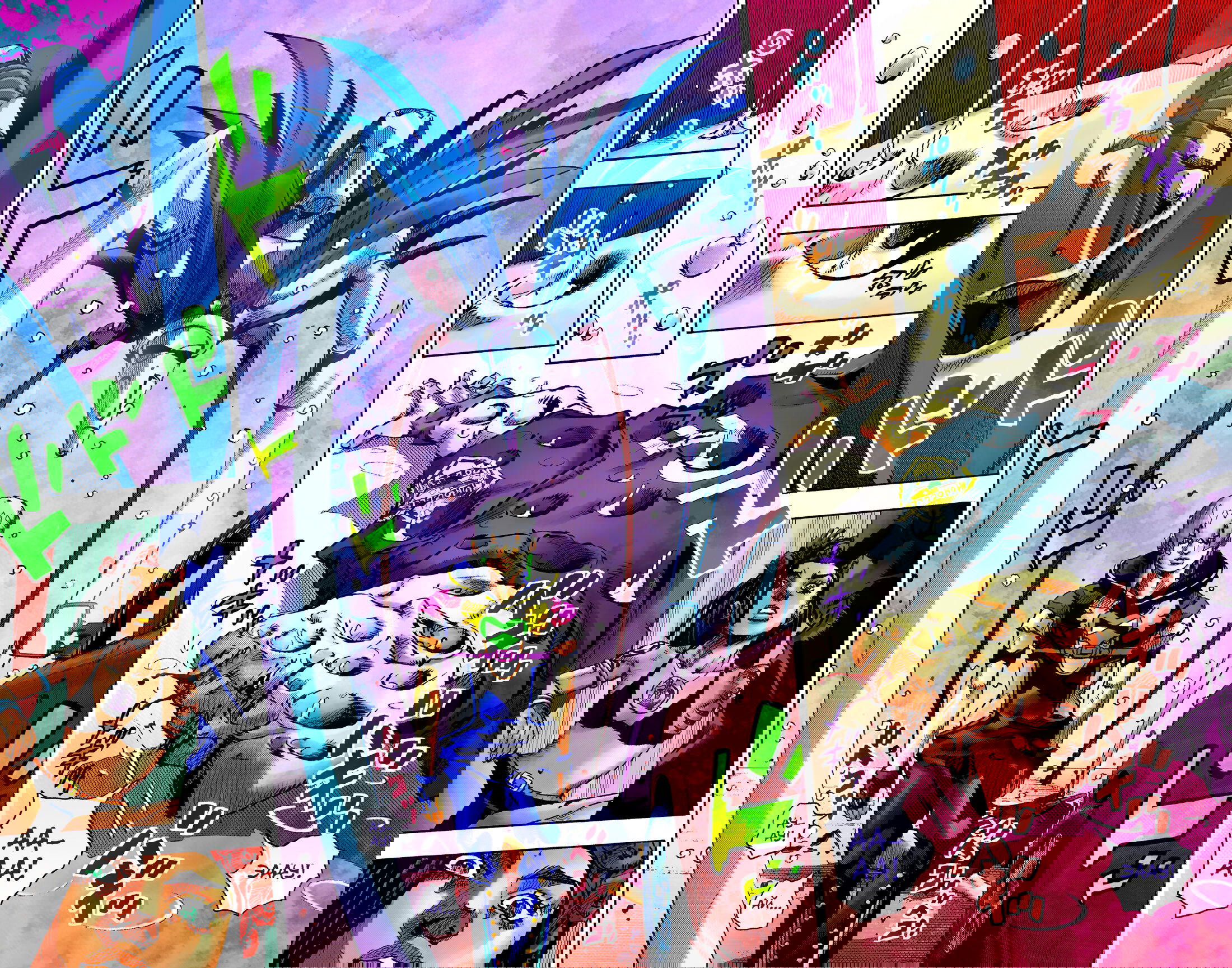 Манга Невероятные Приключения ДжоДжо Часть 9: ДжоДжоЛэндс (Цветная Версия) - Глава 1 Страница 21