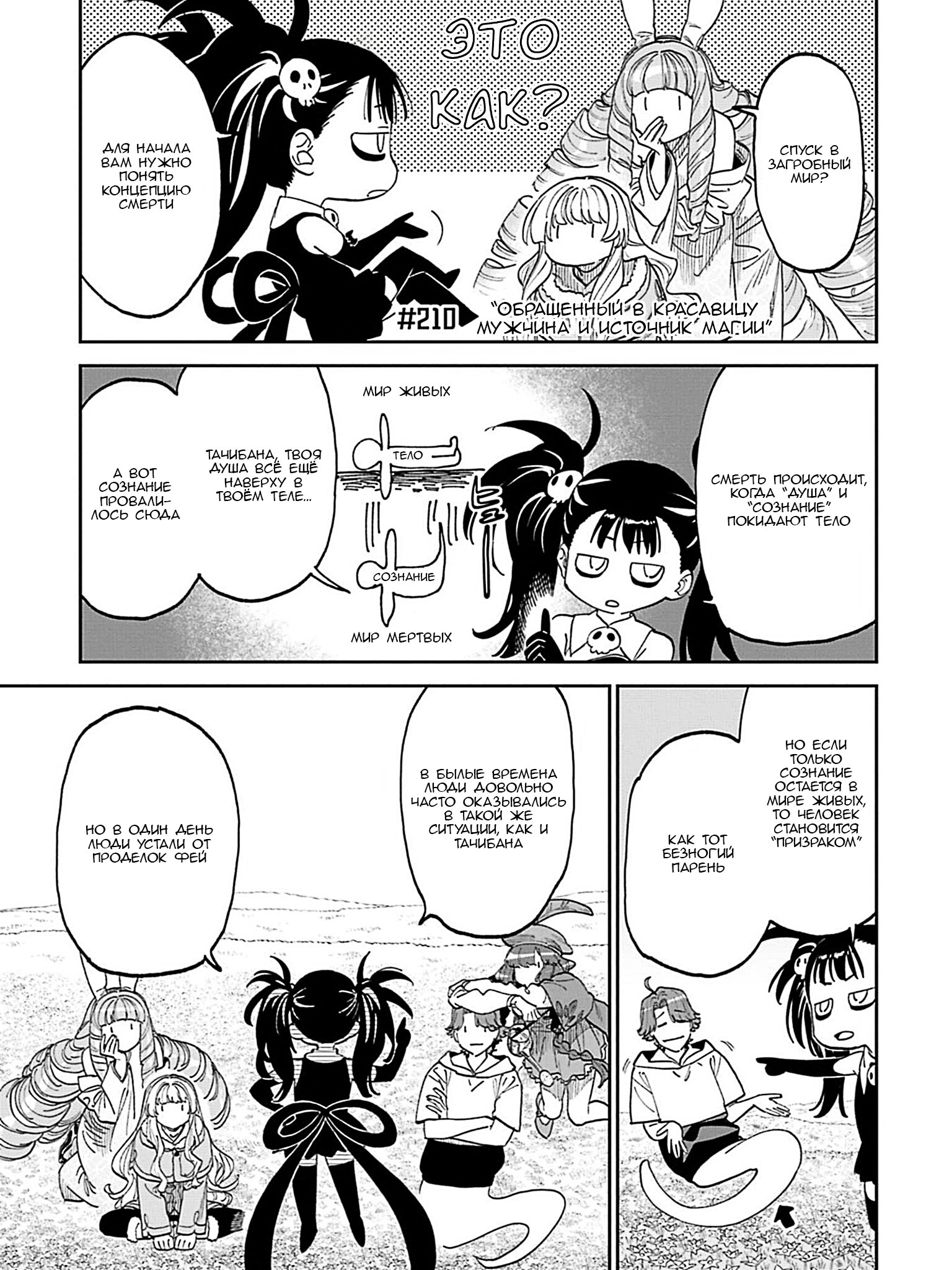 Манга Фантастический мир с обращённым в красавицу мужчиной и… - Глава 210 Страница 3