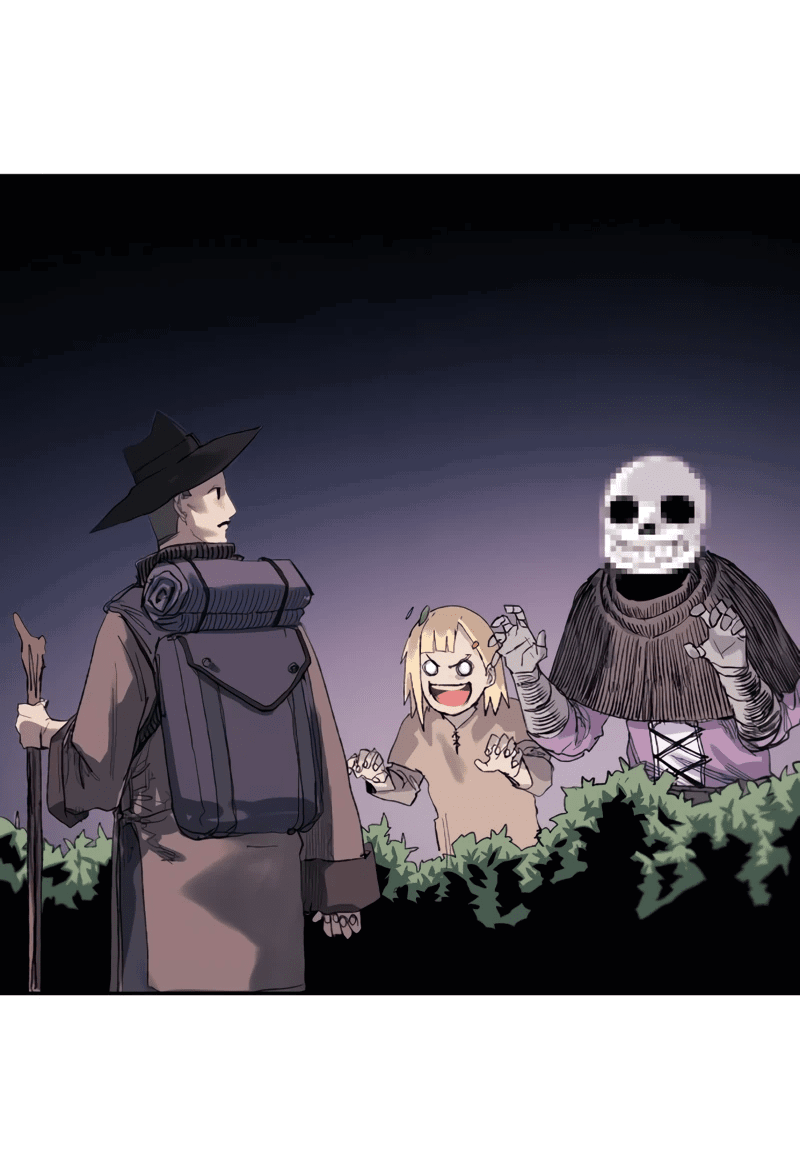 Манга Повесть о скелете-вестнике - Глава 1 Страница 48