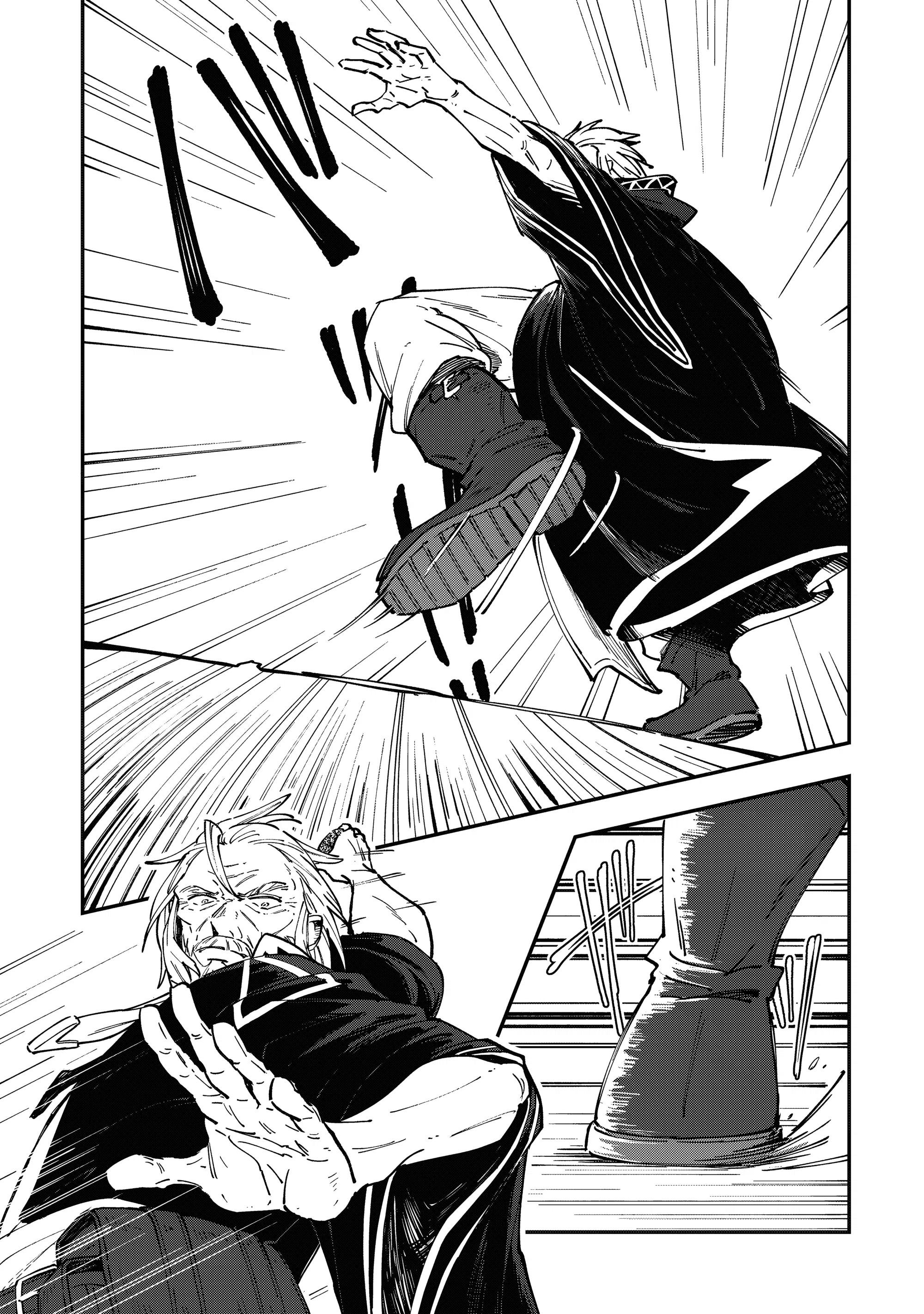 Манга Таинственный старый волшебник, использующий только базовую магию, отправляется в путешествие - Глава 1.3 Страница 6