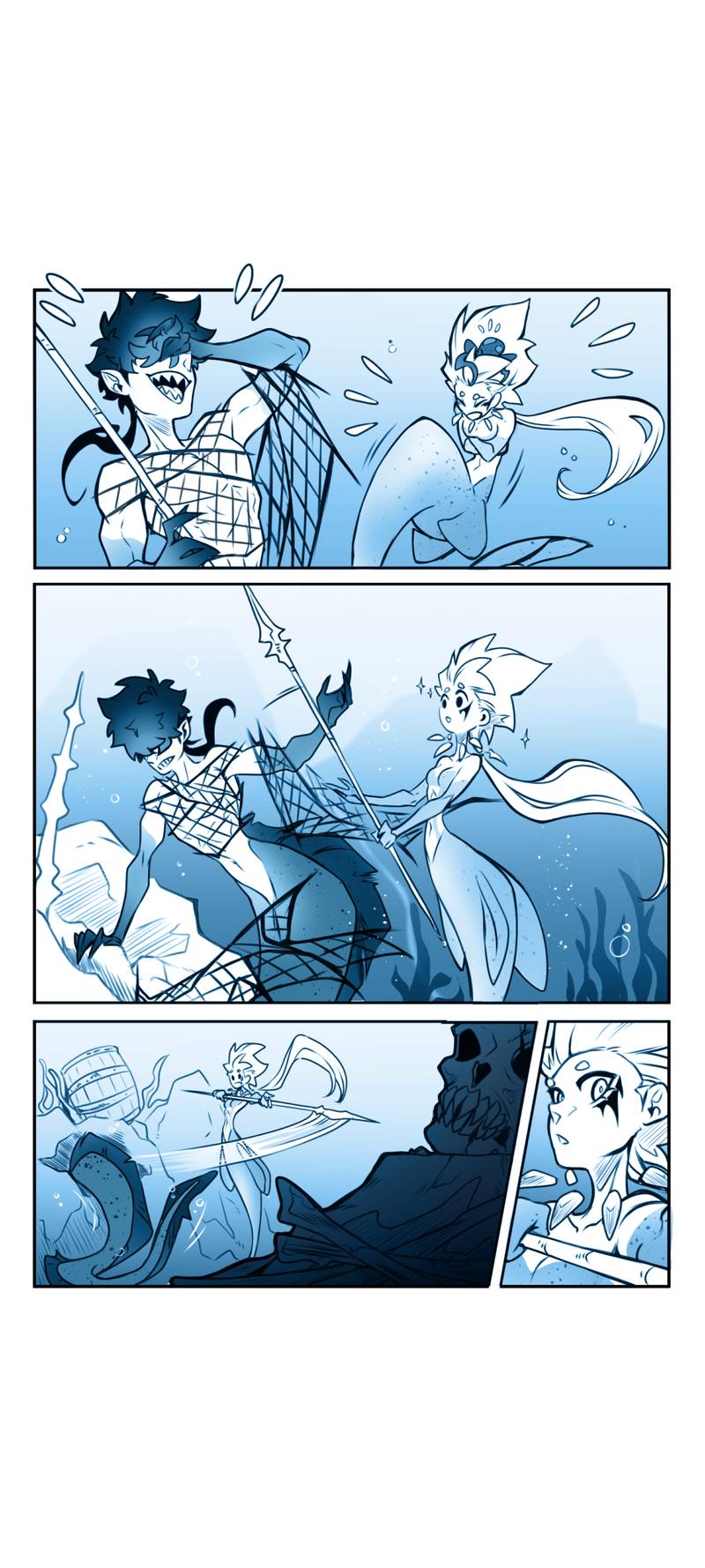 Манга Раска и Голиет — безумные акулы - Глава 17 Страница 5