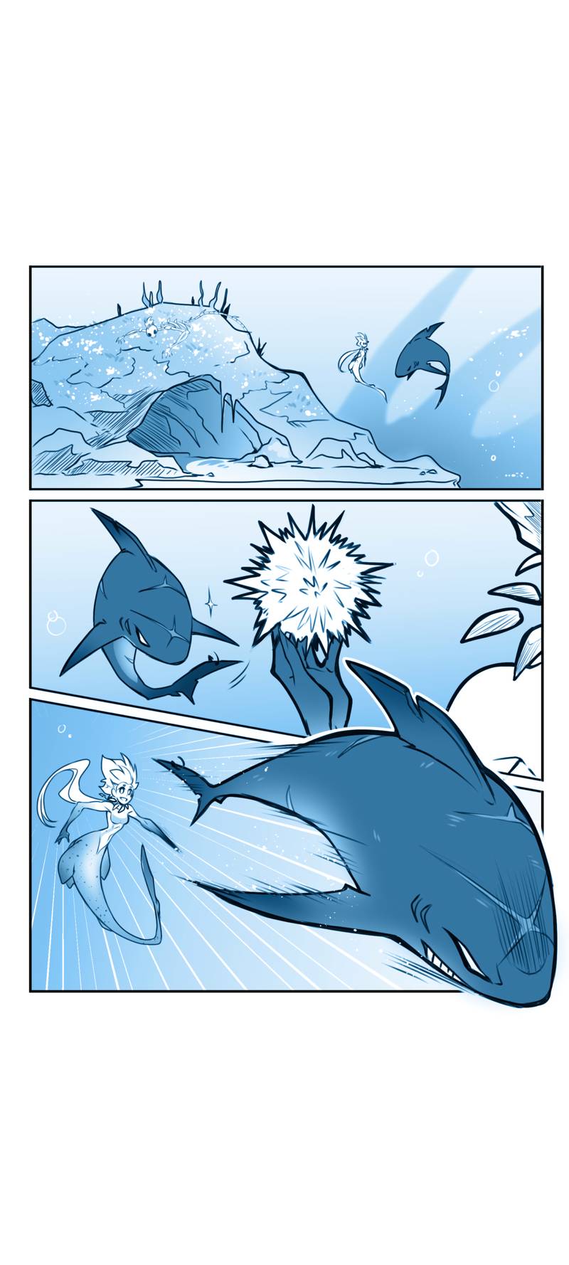 Манга Раска и Голиет — безумные акулы - Глава 16 Страница 2