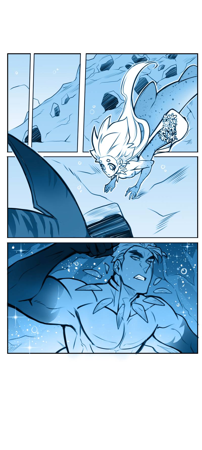 Манга Раска и Голиет — безумные акулы - Глава 13 Страница 8