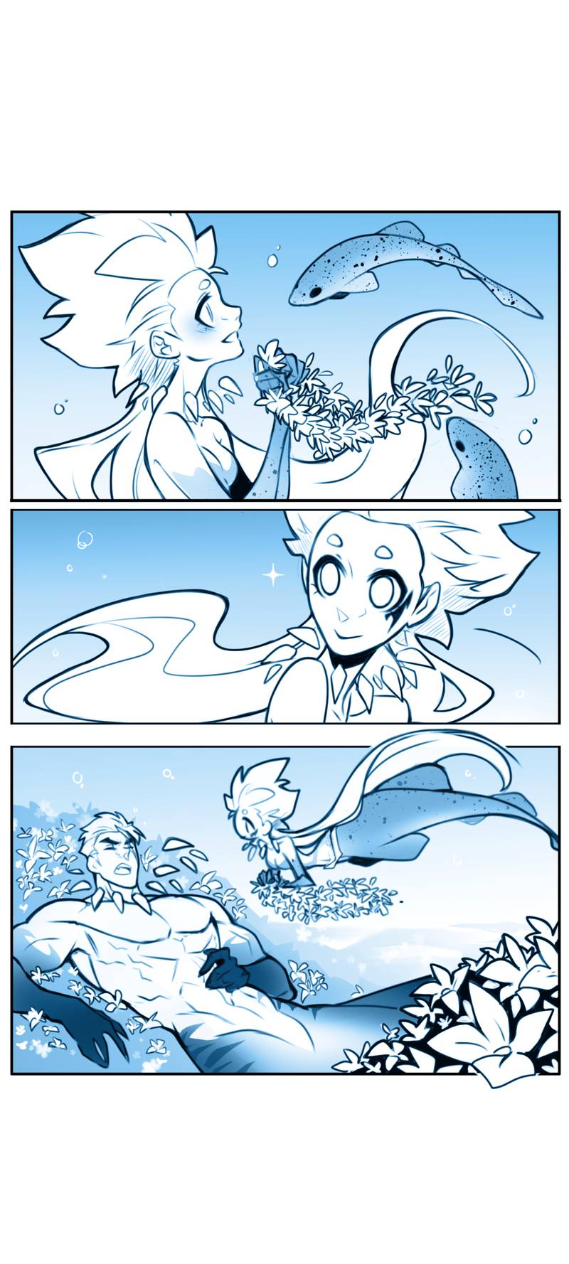 Манга Раска и Голиет — безумные акулы - Глава 11 Страница 3