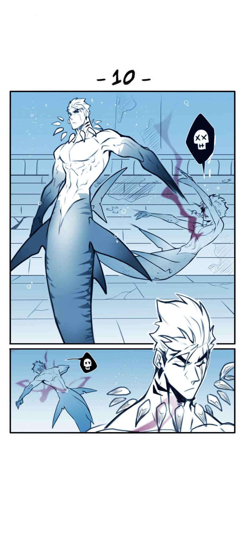 Манга Раска и Голиет — безумные акулы - Глава 10 Страница 2