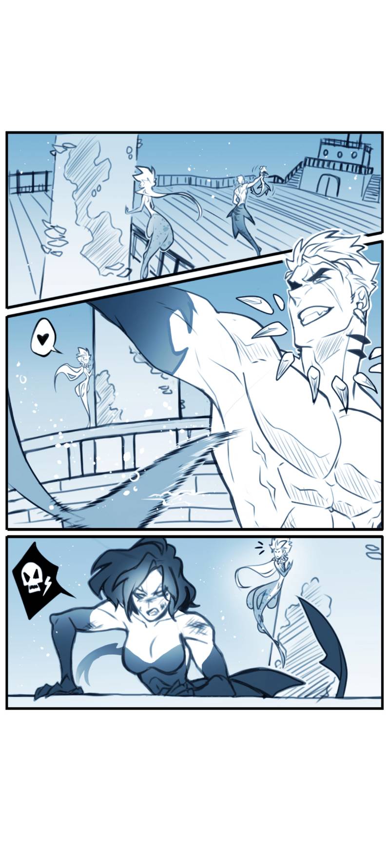 Манга Раска и Голиет — безумные акулы - Глава 9 Страница 6