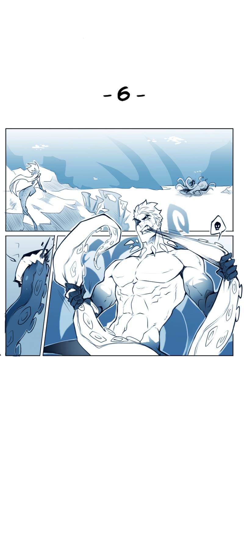 Манга Раска и Голиет — безумные акулы - Глава 6 Страница 2