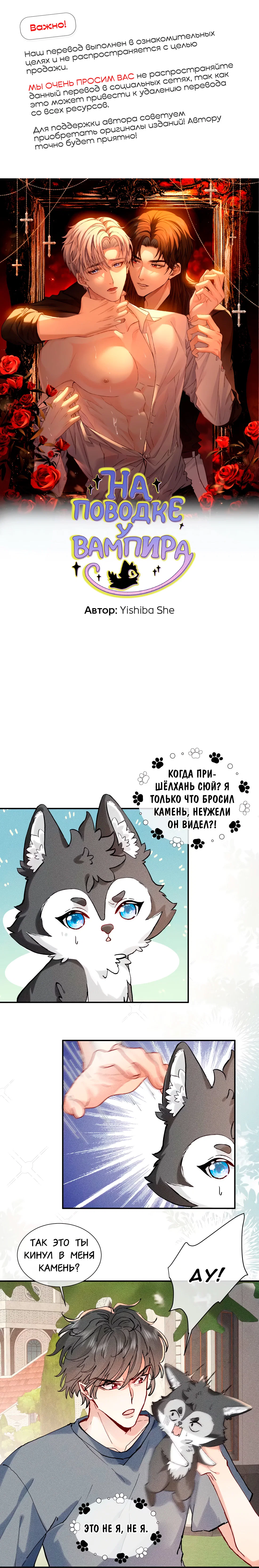Манга На поводке у вампира - Глава 26 Страница 1