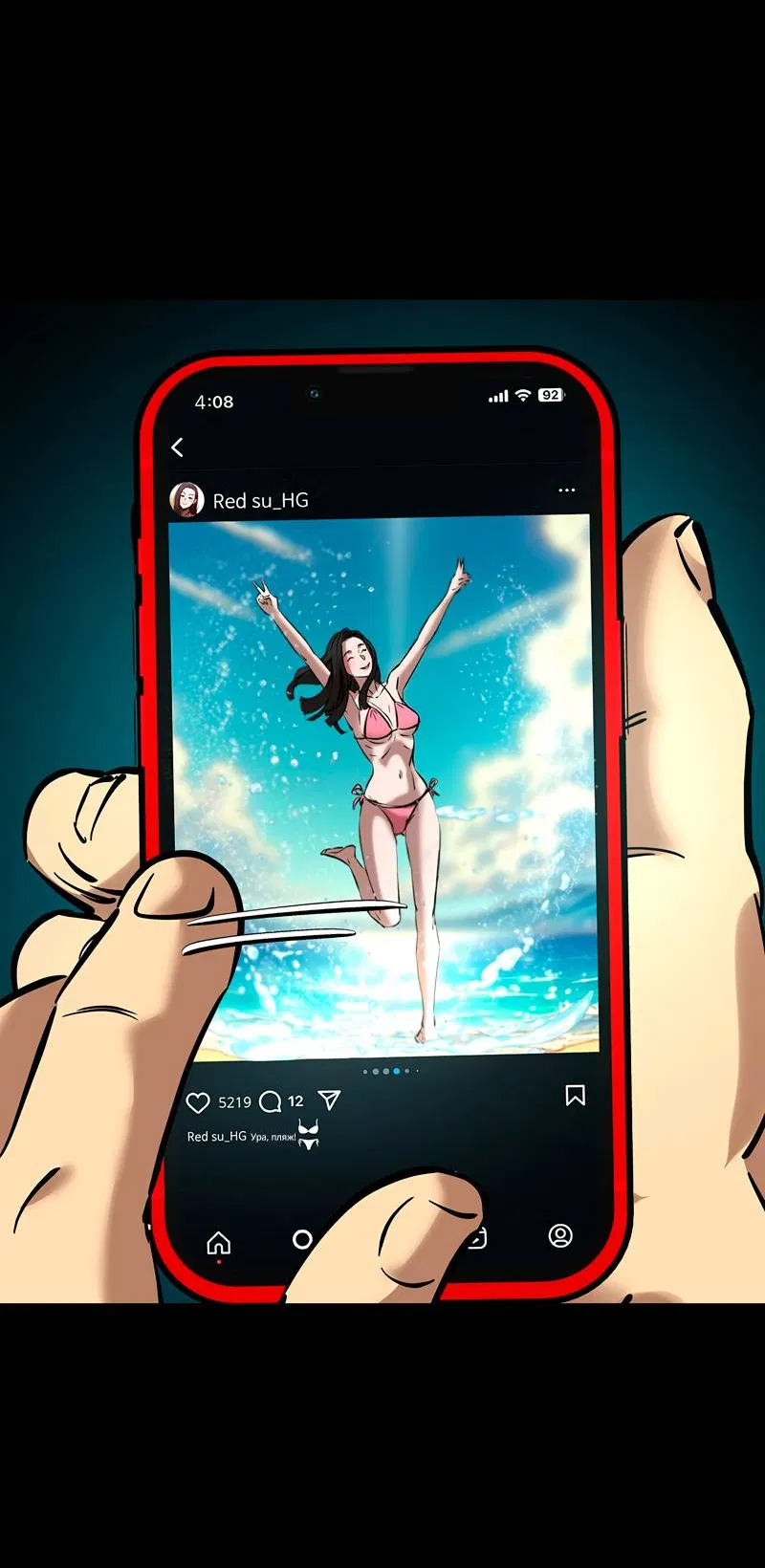 Манга Образцовое такси: Рождённое в чёрном - Глава 8 Страница 43