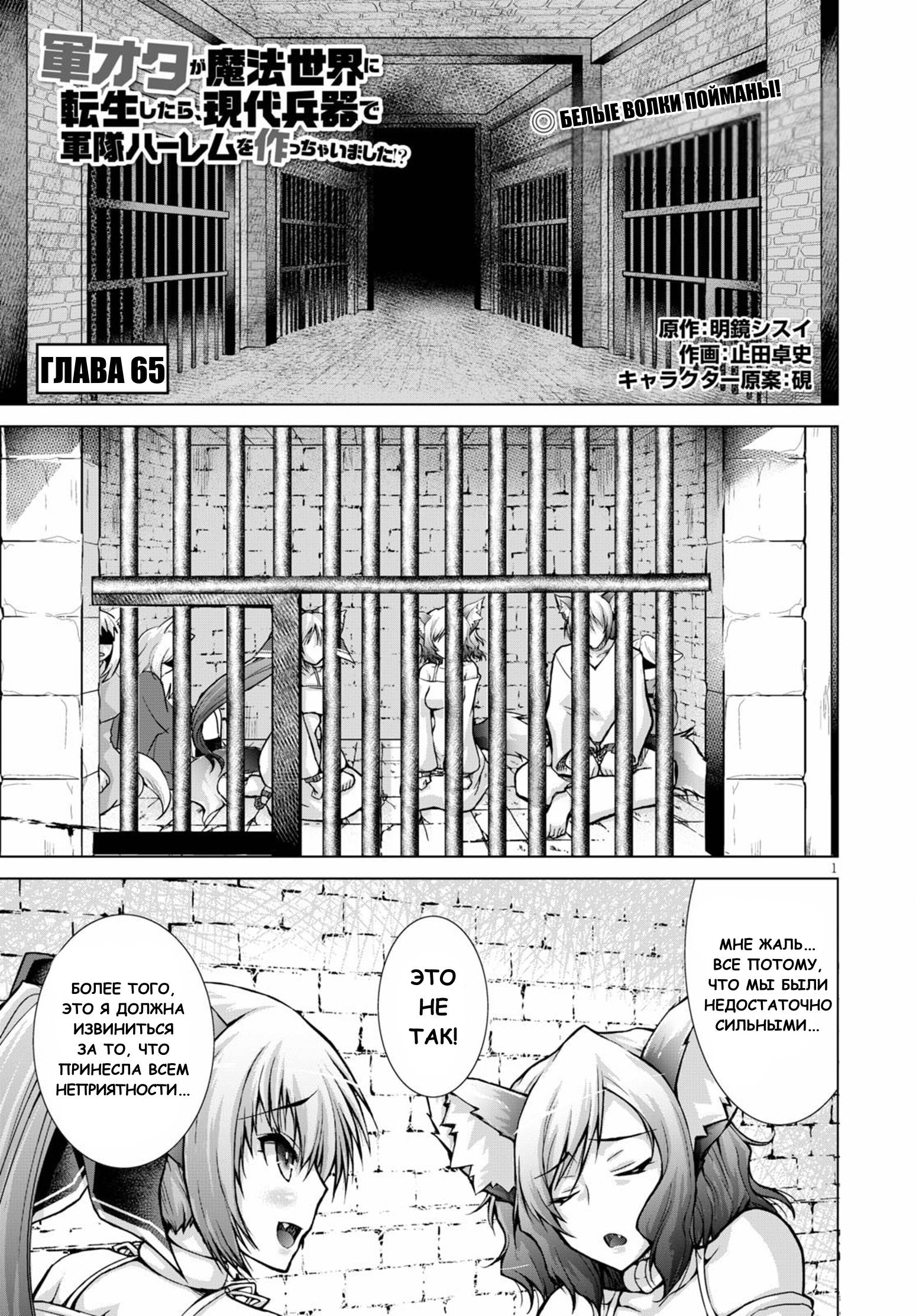 Манга Когда фанат пушек попал в мир магии, он собрал гарем, вооруженный современным оружием - Глава 65 Страница 1