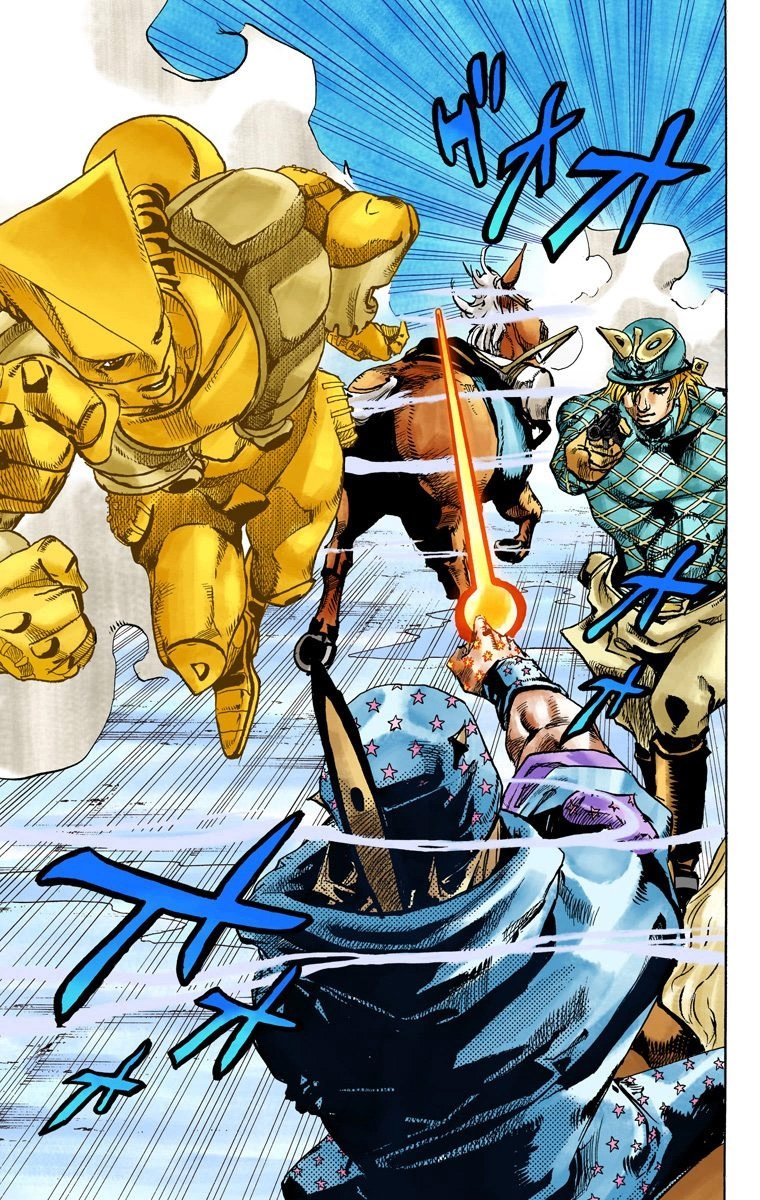 Манга Невероятные Приключения ДжоДжо Часть 7 (Colored) - Глава 94 Страница 7