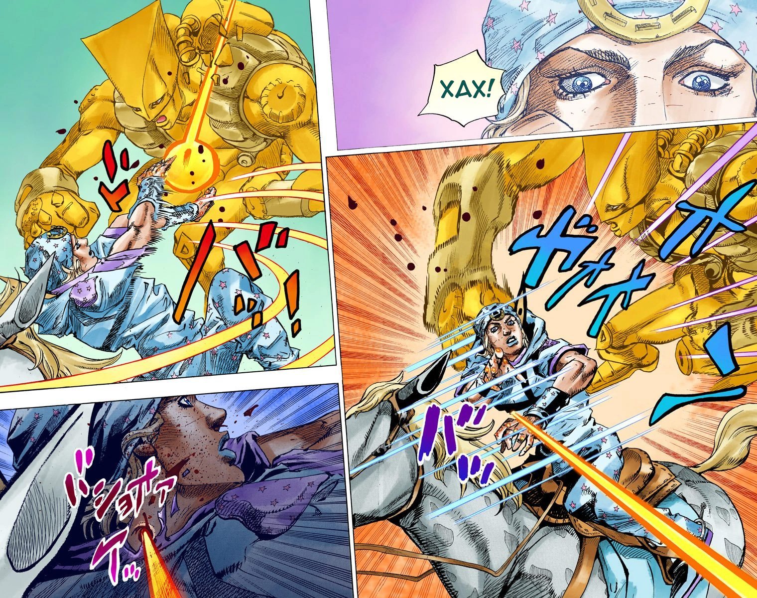 Манга Невероятные Приключения ДжоДжо Часть 7 (Colored) - Глава 94 Страница 9