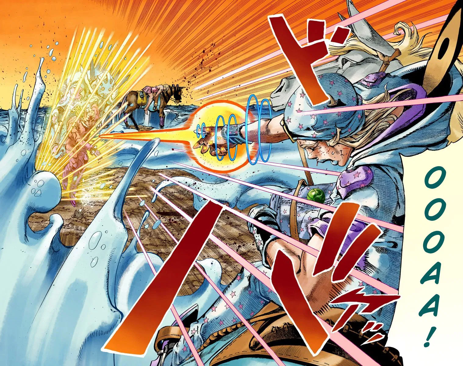 Манга Невероятные Приключения ДжоДжо Часть 7 (Colored) - Глава 85 Страница 8