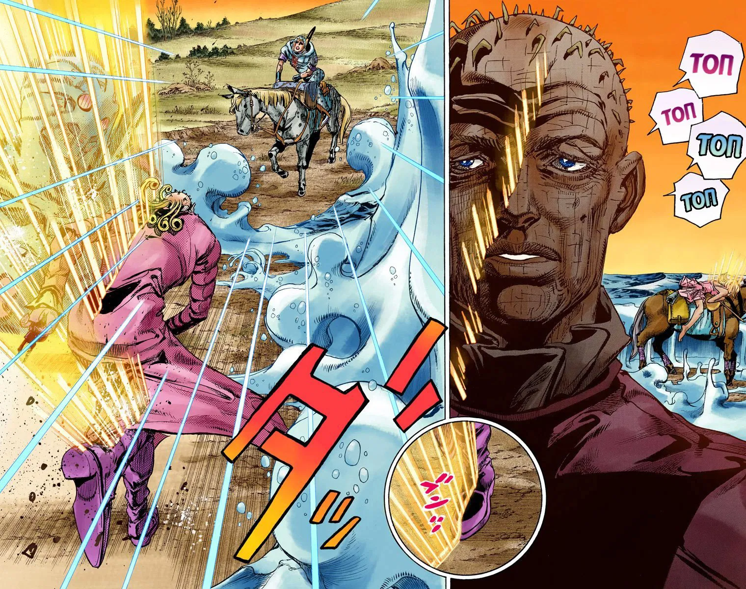 Манга Невероятные Приключения ДжоДжо Часть 7 (Colored) - Глава 85 Страница 6