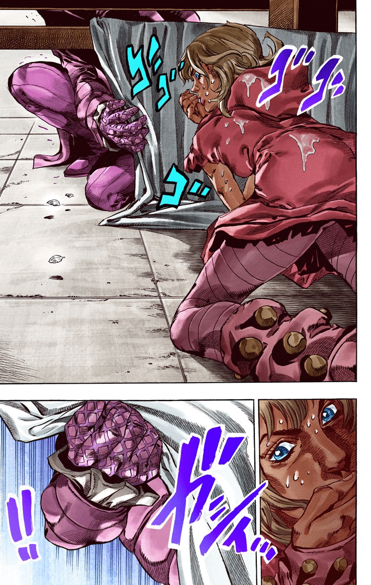 Манга Невероятные Приключения ДжоДжо Часть 7 (Colored) - Глава 36 Страница 44