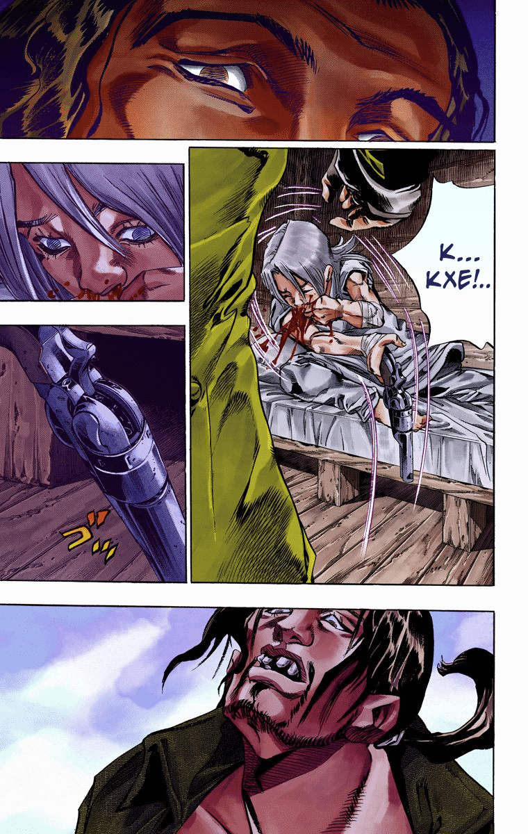 Манга Невероятные Приключения ДжоДжо Часть 7 (Colored) - Глава 35 Страница 10