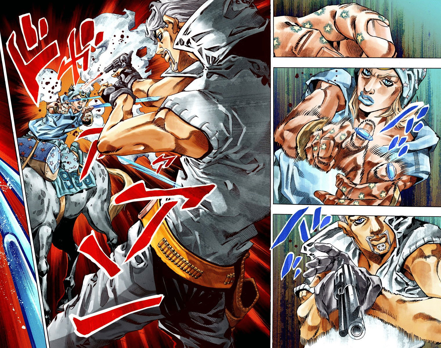 Манга Невероятные Приключения ДжоДжо Часть 7 (Colored) - Глава 34 Страница 42