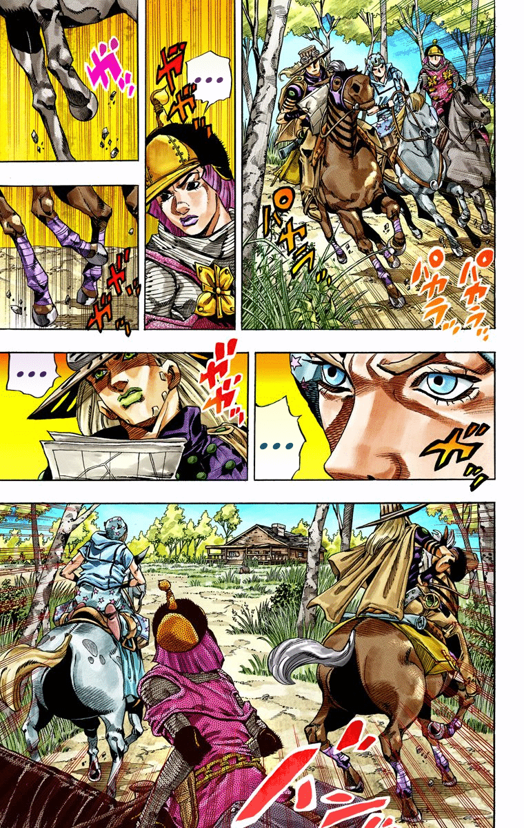 Манга Невероятные Приключения ДжоДжо Часть 7 (Colored) - Глава 34 Страница 5