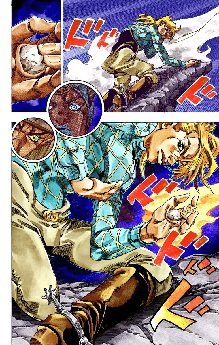 Манга Невероятные Приключения ДжоДжо Часть 7 (Colored) - Глава 31 Страница 44