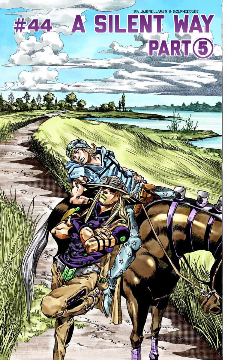 Манга Невероятные Приключения ДжоДжо Часть 7 (Colored) - Глава 44 Страница 1