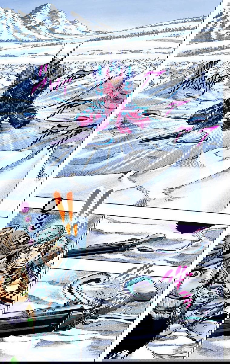 Манга Невероятные Приключения ДжоДжо Часть 7 (Colored) - Глава 52 Страница 22