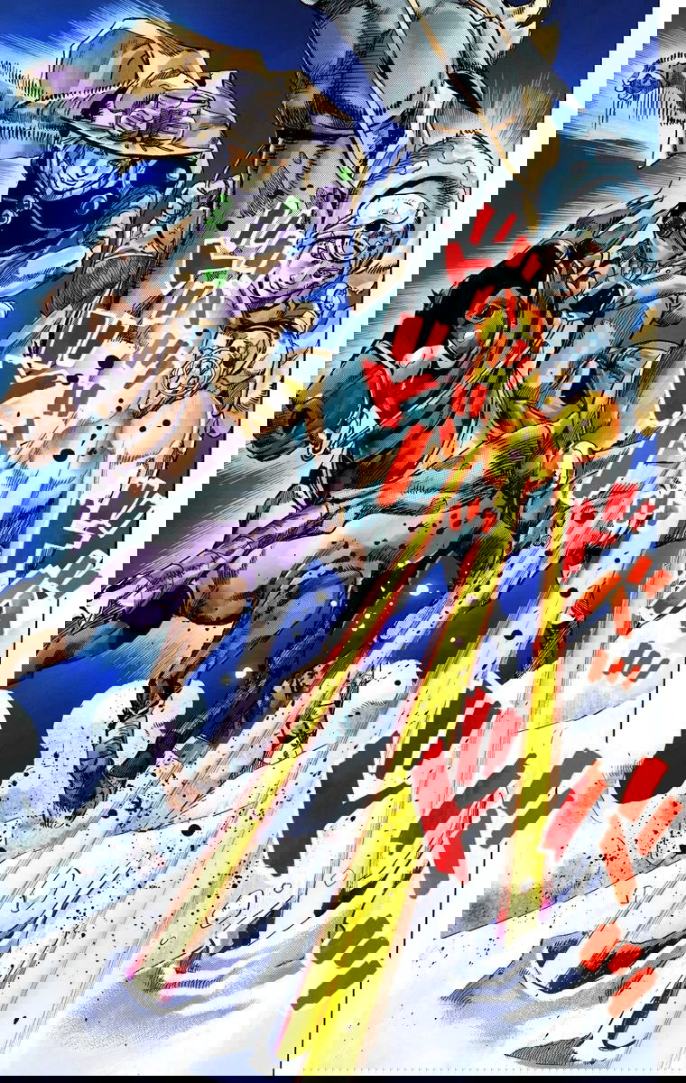 Манга Невероятные Приключения ДжоДжо Часть 7 (Colored) - Глава 55 Страница 17