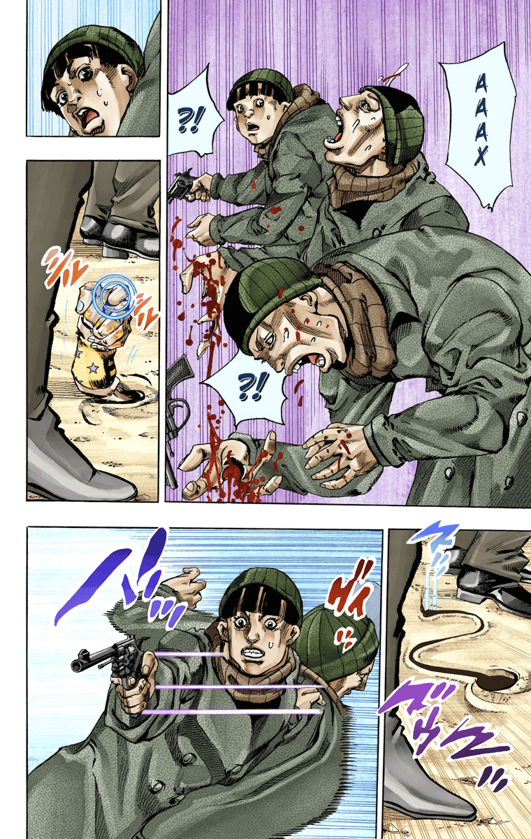 Манга Невероятные Приключения ДжоДжо Часть 7 (Colored) - Глава 60 Страница 8