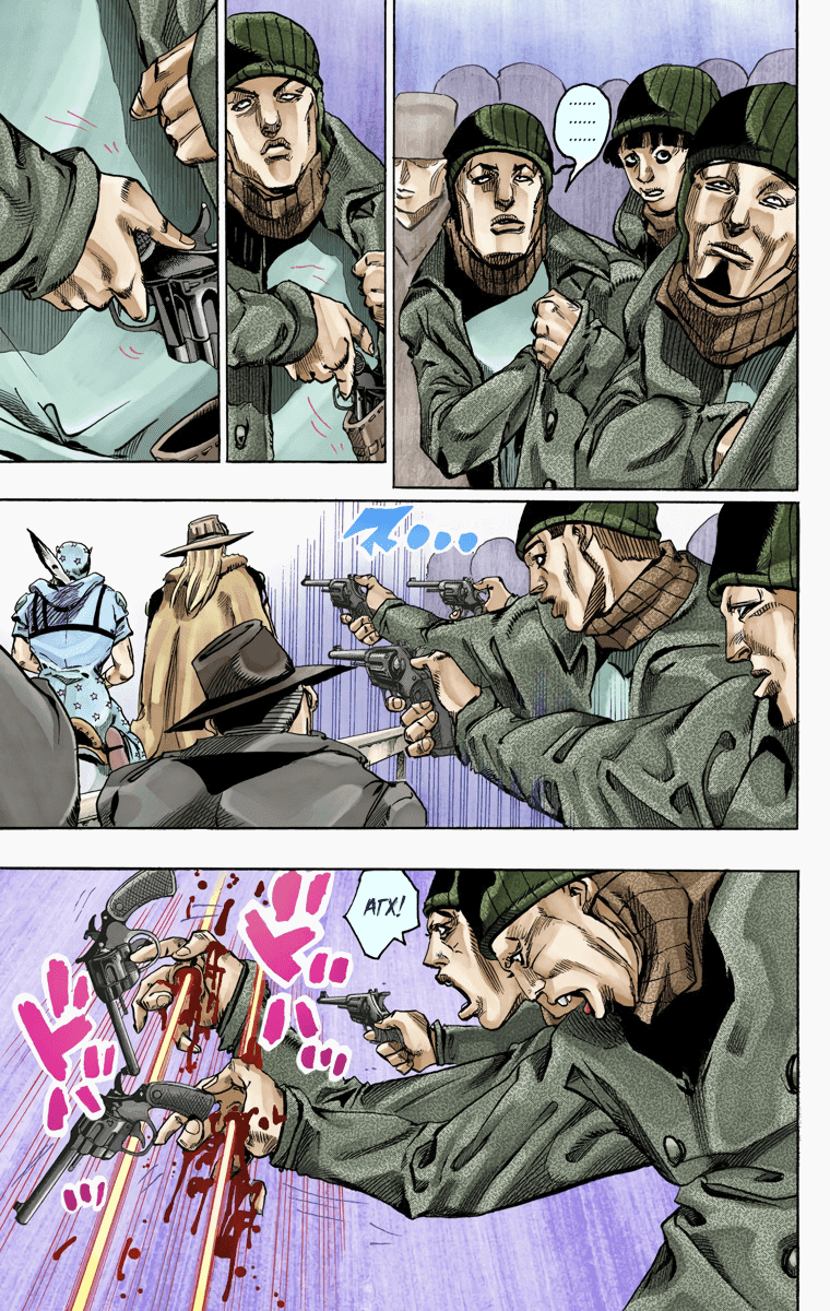 Манга Невероятные Приключения ДжоДжо Часть 7 (Colored) - Глава 60 Страница 7