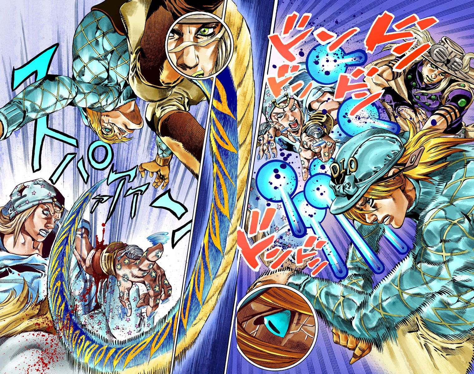 Манга Невероятные Приключения ДжоДжо Часть 7: Steel Ball Run (Цветная версия) - Глава 39 Страница 8