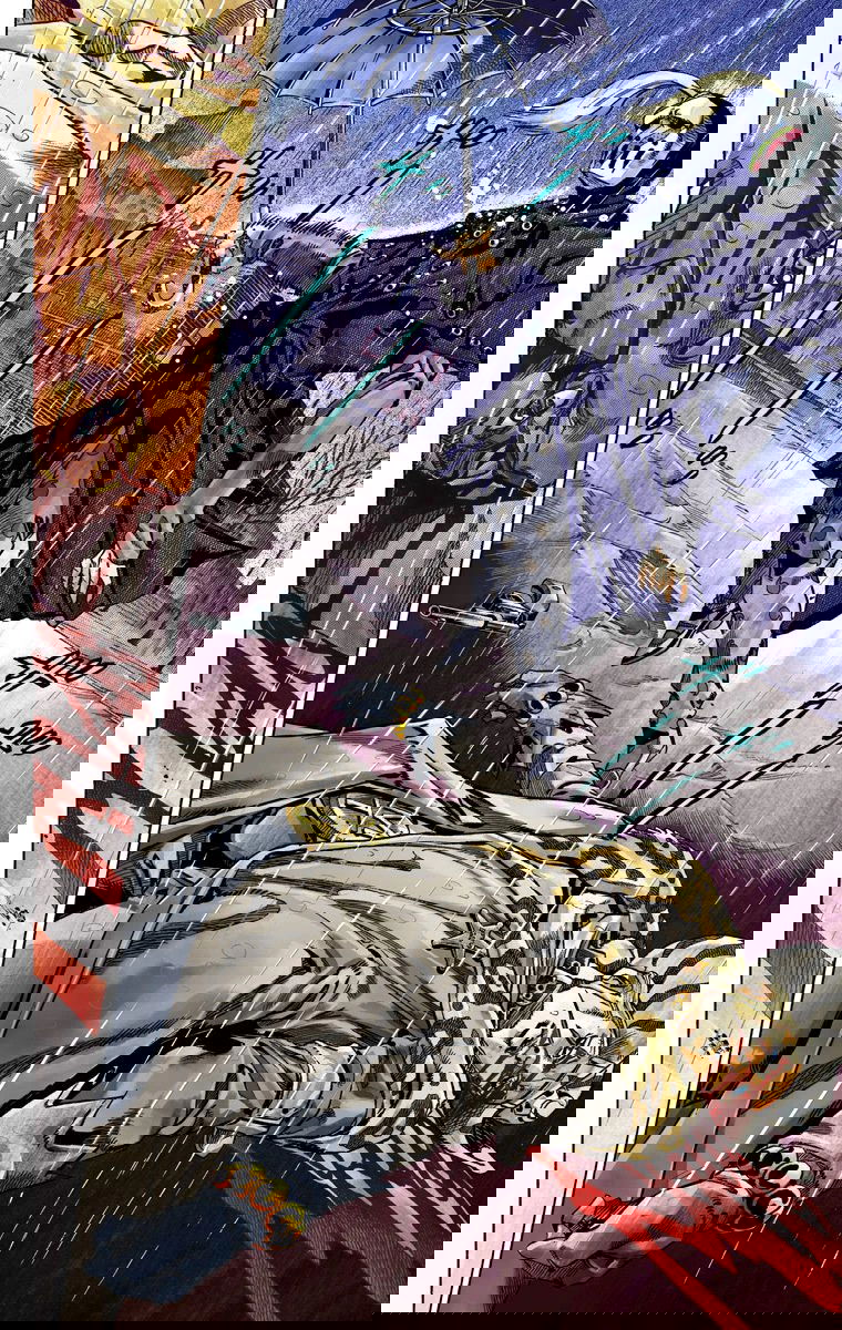 Манга Невероятные Приключения ДжоДжо Часть 7: Steel Ball Run (Цветная версия) - Глава 37 Страница 35