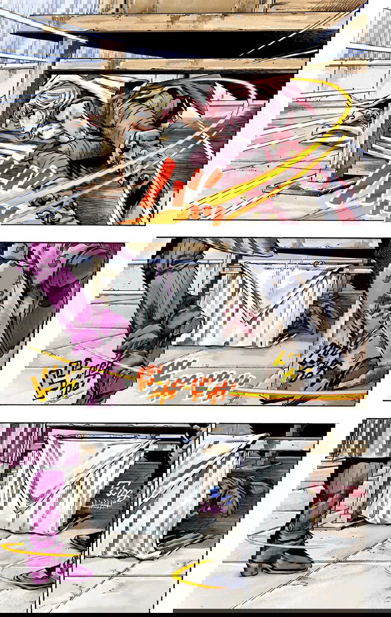 Манга Невероятные Приключения ДжоДжо Часть 7: Steel Ball Run (Цветная версия) - Глава 36 Страница 35