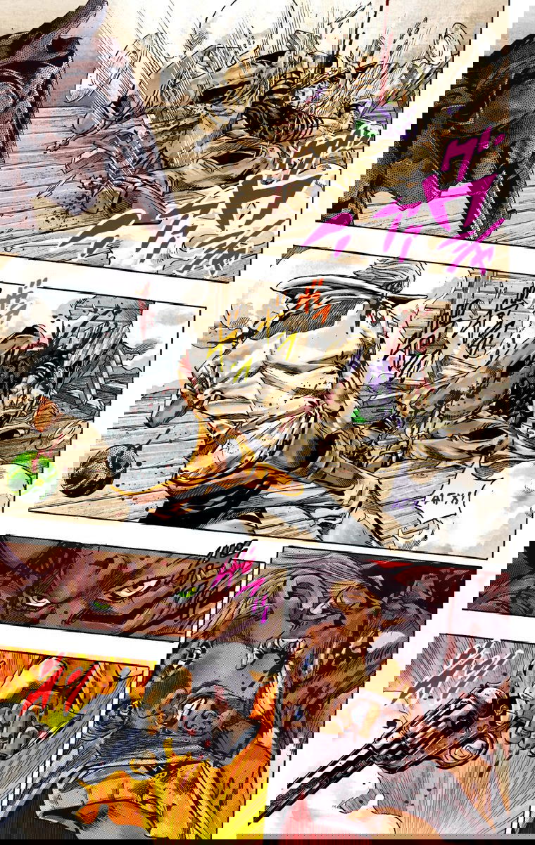 Манга Невероятные Приключения ДжоДжо Часть 7: Steel Ball Run (Цветная версия) - Глава 35 Страница 35