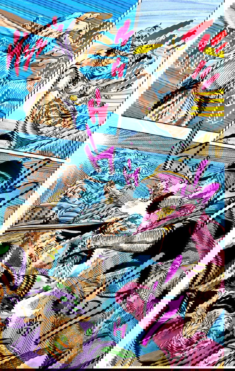 Манга Невероятные Приключения ДжоДжо Часть 7: Steel Ball Run (Цветная версия) - Глава 33 Страница 9