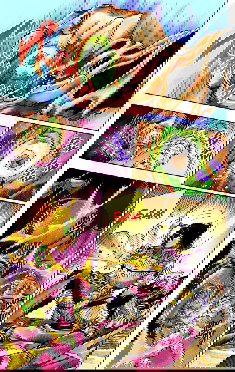 Манга Невероятные Приключения ДжоДжо Часть 7: Steel Ball Run (Цветная версия) - Глава 33 Страница 13
