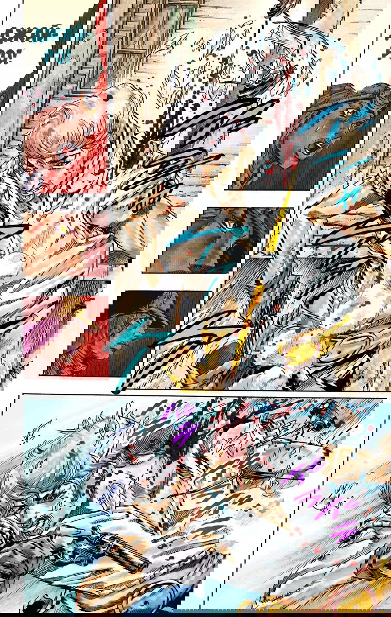 Манга Невероятные Приключения ДжоДжо Часть 7: Steel Ball Run (Цветная версия) - Глава 33 Страница 47