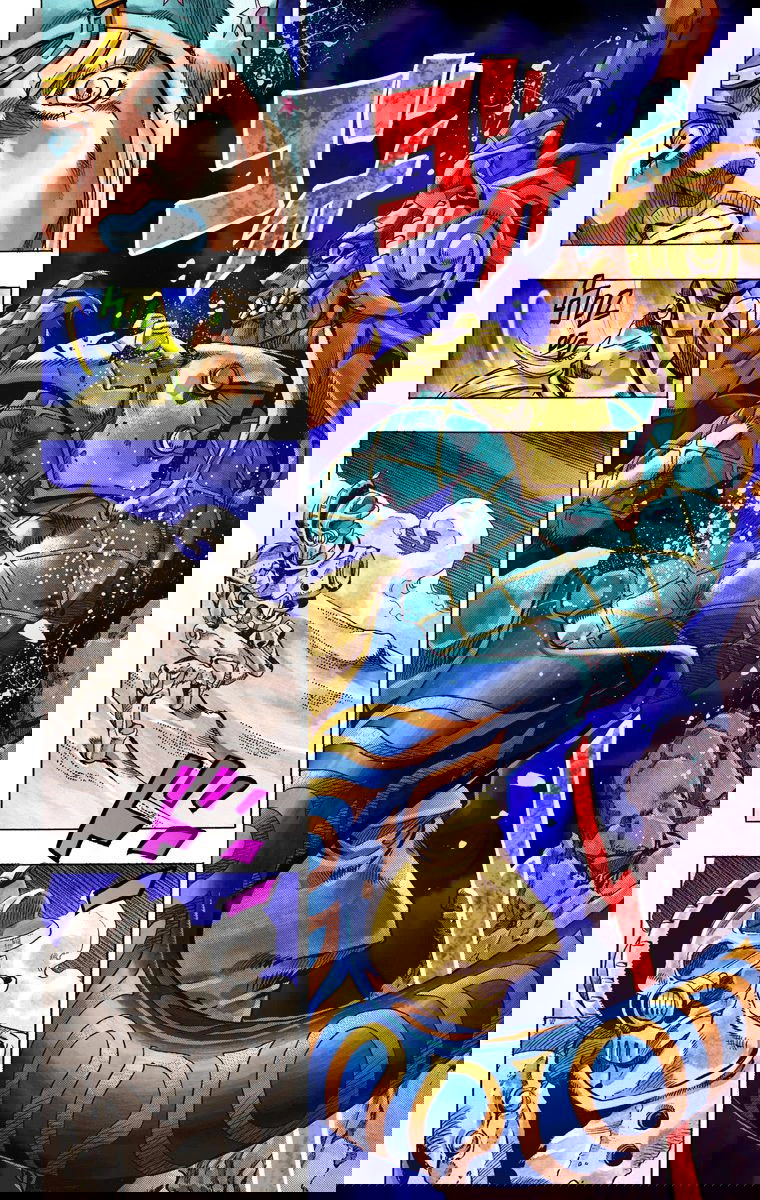Манга Невероятные Приключения ДжоДжо Часть 7: Steel Ball Run (Цветная версия) - Глава 31 Страница 46