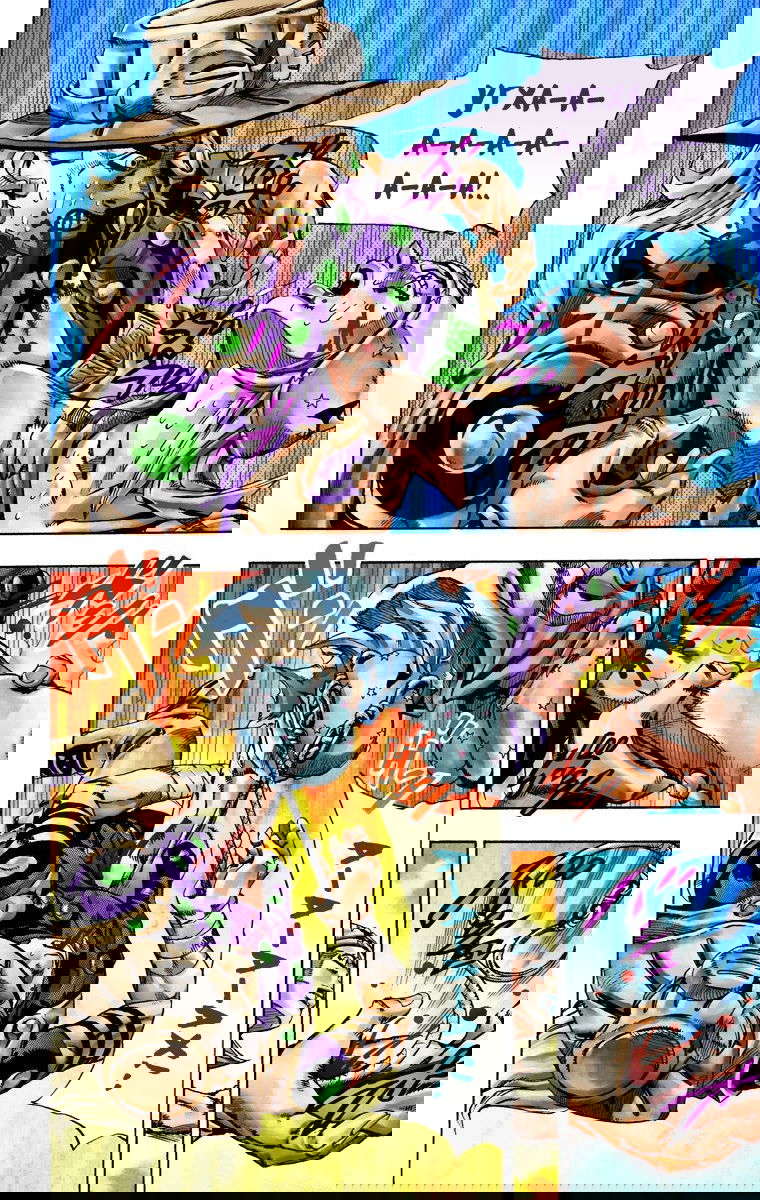 Манга Невероятные Приключения ДжоДжо Часть 7: Steel Ball Run (Цветная версия) - Глава 27 Страница 34