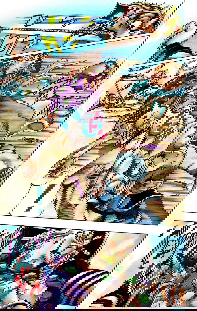 Манга Невероятные Приключения ДжоДжо Часть 7: Steel Ball Run (Цветная версия) - Глава 27 Страница 28
