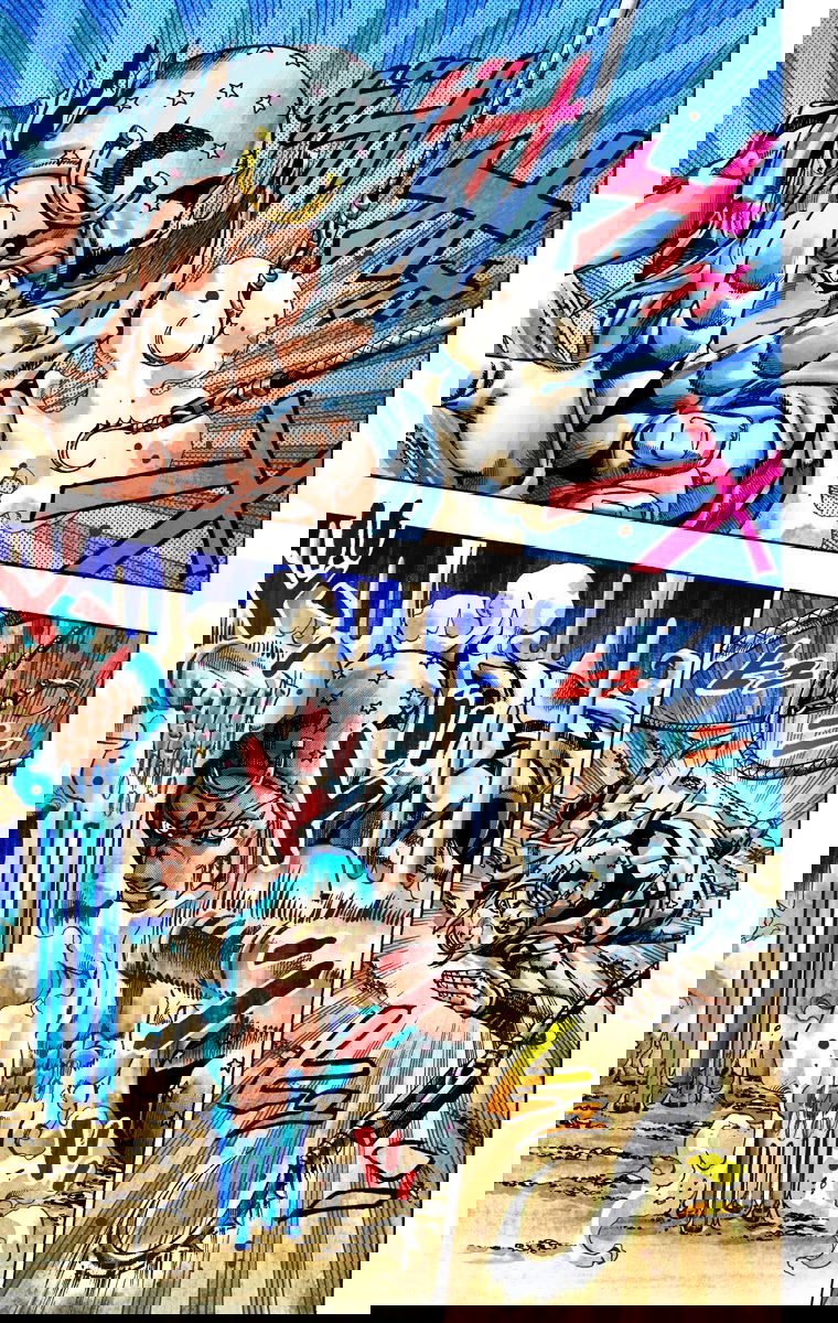 Манга Невероятные Приключения ДжоДжо Часть 7: Steel Ball Run (Цветная версия) - Глава 26 Страница 12