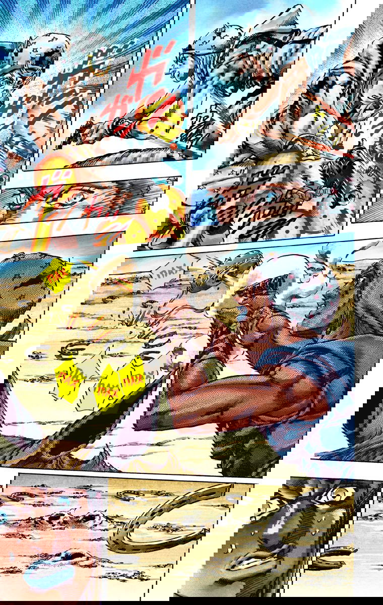 Манга Невероятные Приключения ДжоДжо Часть 7: Steel Ball Run (Цветная версия) - Глава 25 Страница 51