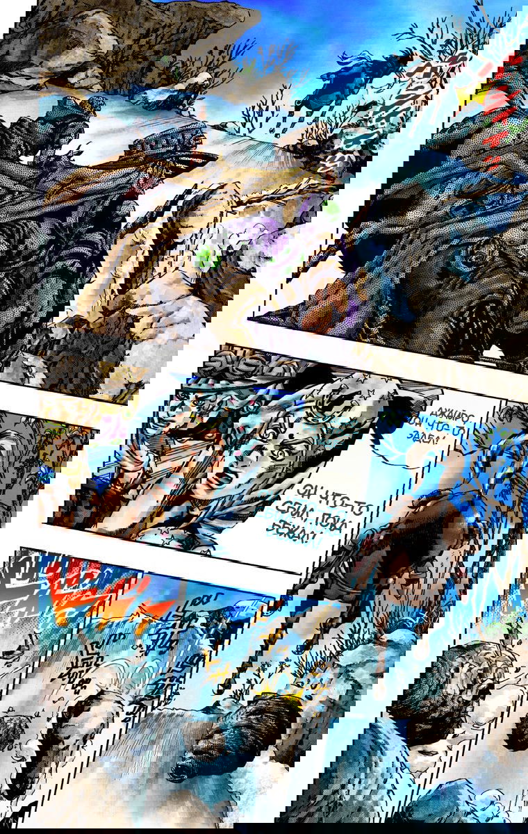 Манга Невероятные Приключения ДжоДжо Часть 7: Steel Ball Run (Цветная версия) - Глава 23 Страница 12